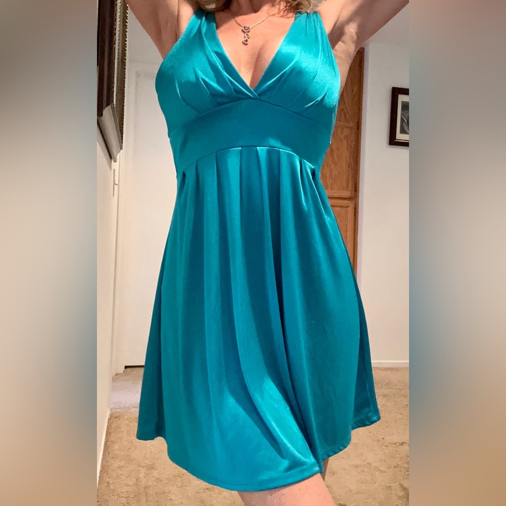 sexy Blue dress evening party clubbing